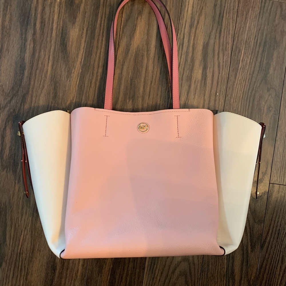 5x HP 🎉 Michael Kors Leather Carry All Neverfull Shoulder bag purse satchel